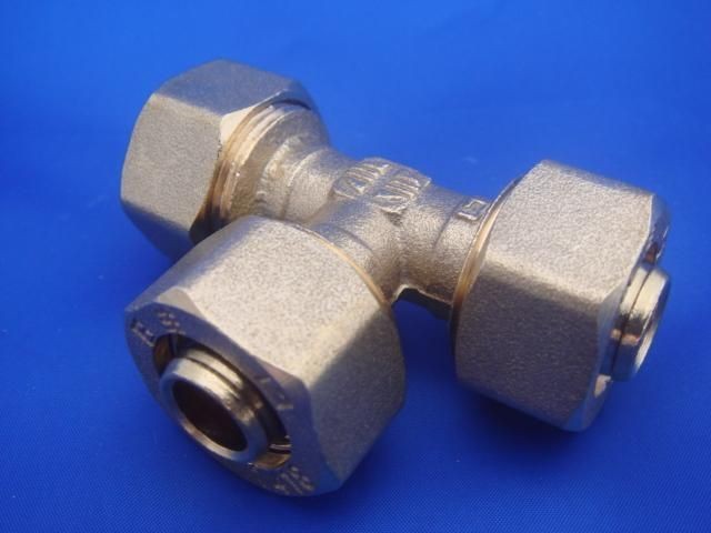 Compression Fitting TEE PEX AL PEX Outdoor Wood Furnace Boiler PEX 