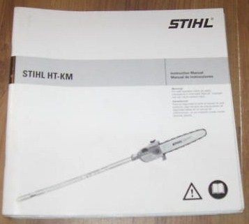 stihl ht km kombi engine pole pruner instruction manual time