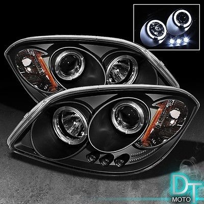 07 09 PONTIAC G5 05 10 COBALT LED HALO PROJECTOR HEAD LIGHTS