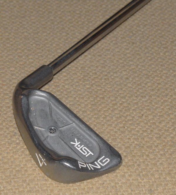 good ping ist k 4 iron golf club black dot