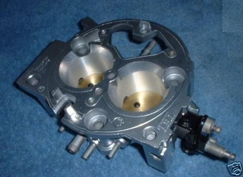 46mm tbi throttle body pc chrome 590cfm 340hp 350 383