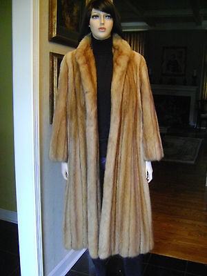   RUSSIAN SABLE COAT REVERSES 2 TRENCH W SABLE TRIM GUARANTEED SABLE