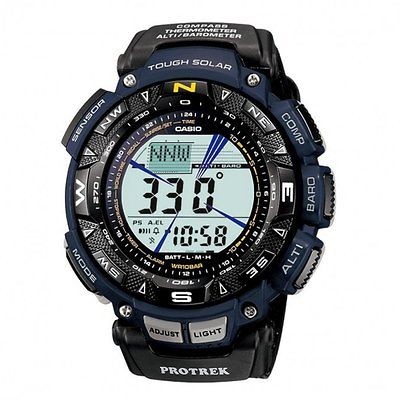 Casio Protrek PRG 240B 2ER Compass Barometer Altitude Temperature UK 