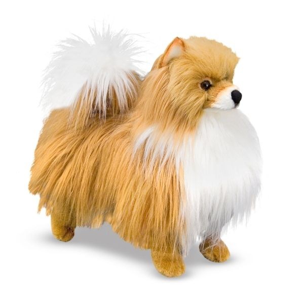 melissa and doug stuffed pomeranian dog plush new time left