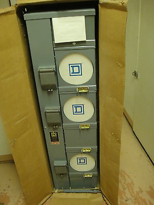 Square D EZ Meter Pak EZMR43 125RH 208Y/120 VAC 3PH MAINS SECTION 800 