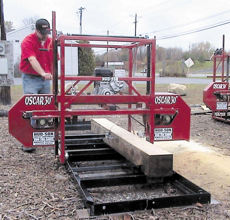 2013 Portable Sawmill Oscar 330 Pro bandmill band mill saw mill lumber 