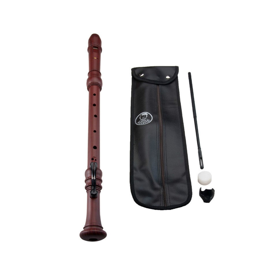 Pro. Tenor Recorder Wood Simulated 3 Piece Baroque Fingering