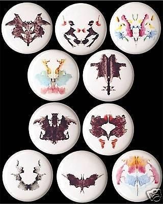 rorschach test buttons 10 pins inkblot psycho logy time left