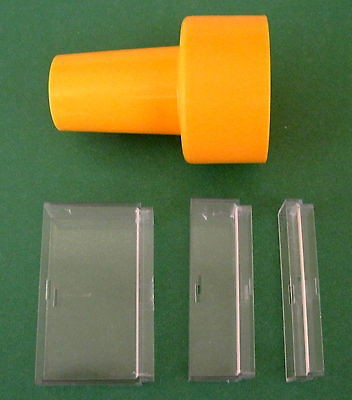   HAIRCUTTER PLASTIC VACUUM ADAPTER SET 4, HAIRCUTTING, 1ST CLASS SHIP