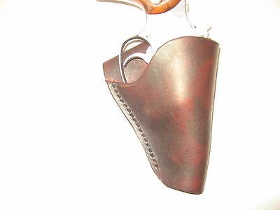 Leather Gun Holster for S&W J Frame .38 spcl 5 shot revolver, 2 