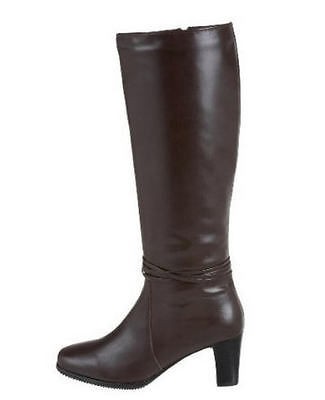   DAVID TATE DAYTONA COFFEE BROWN TALL RIDING BOOTS *WIDE CALF* $149 g5