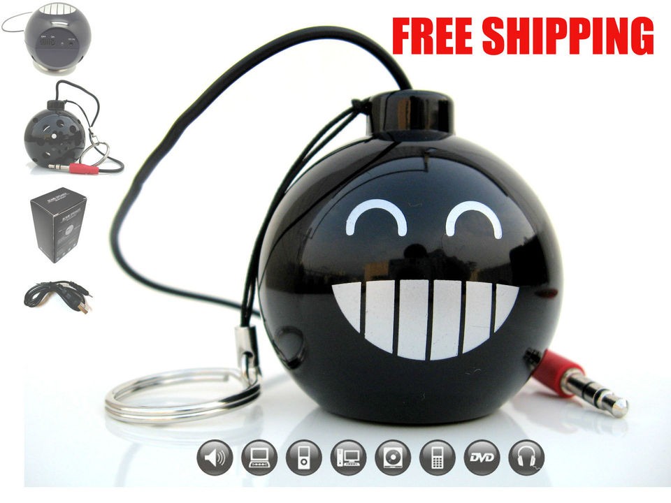 9012 mini rechargable bomb speaker for  MP4 MP5 PHONE,IPHONE4