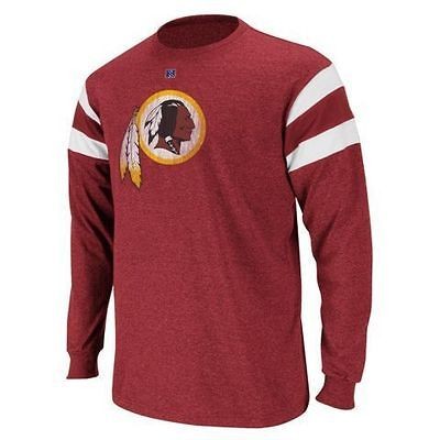 Washington Redskins Long Sleeve End Of Line III Red T Shirt