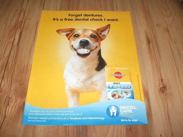 Pedigree Dog puppy treats dental frost Denta stix Small