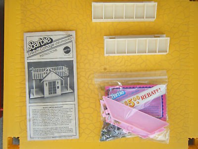 1982 barbie dream cottage instruction manual copy only one day