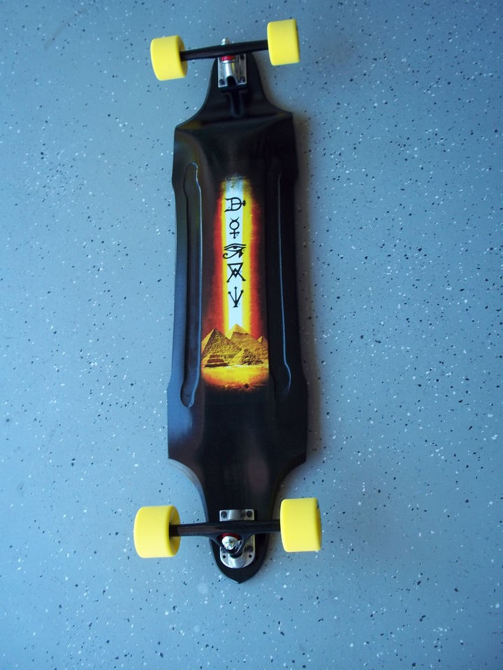   ​AL LONGBOARD COMPLETE W/ ORANGATANG DURIAN WHEELS (NEW