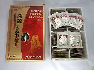   stress Fatigue Korean ginseng Granule Tea Health + Diet Tea 3gx100ea