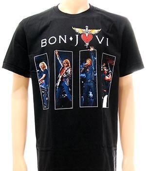 Bon Jovi Punk American Metal Rock Band T shirt Sz M Retro