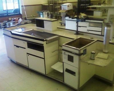 Motorized EXPRESS Checkout Counters Used Grocery Supermarket Store 