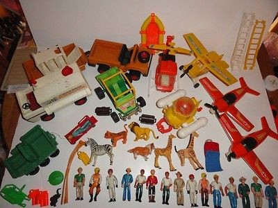 large lot vintage fisher price adventure people 