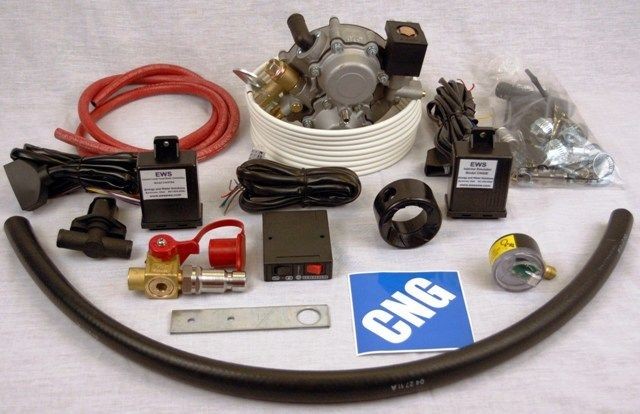 EWS CARBURETOR CNG CONVERSION KIT FOR 4 CYLINDER ENGINES MODEL CNGC4