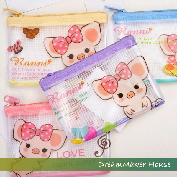 SALES★Cute Piggy★Wallet◇Purse◇Coin Bag◆ID Card Storage◆Key 