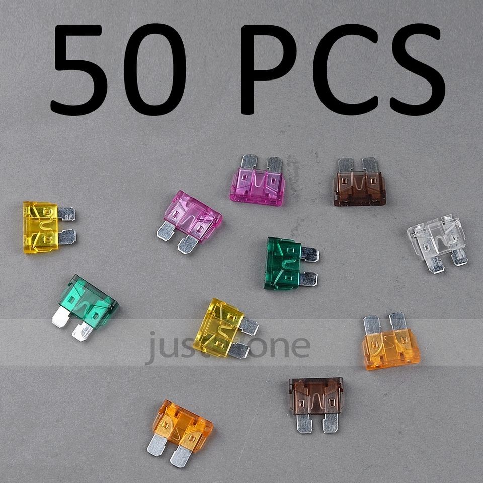 new 50 pcs atc fuse auto car boat vehicle blade