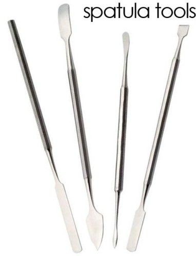 Metal Spatula 4 Piece Set Tools Dental Carver Wax Surgical Instruments