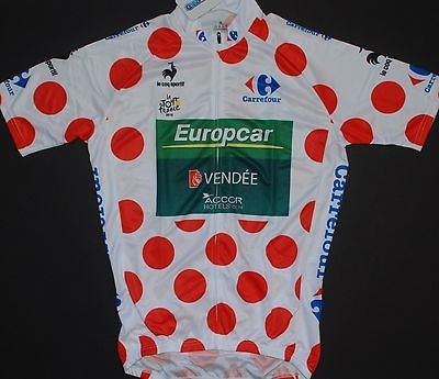 Maillot à Pois Roi de la Montagne TDF EUROPCAR CYCLING JERSEY XXL 