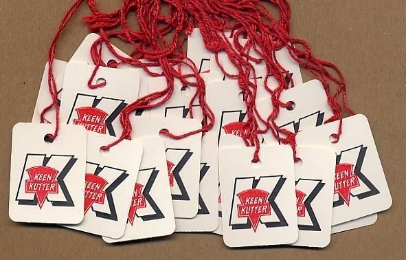 50 vintage keen kutter string price tags 