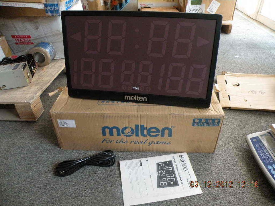 NEW Molten Table Top Electronic Scoreboard UX0100 DIGITIMER NIB INDOOR