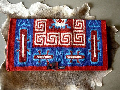   CLASSIC WESTERN SHOW TRAIL SADDLE BLANKET PAD TACK BURGUNDY BLUE BB12