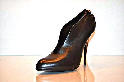 salvatore ferragamo lucita dark brown gancini bit bootie pumps 9