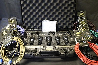 NEW Drum Microphone set   KAM D7 Kit A stock with plastic clamps+ 7 