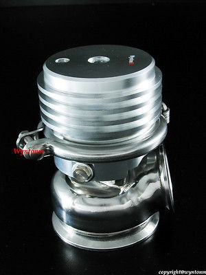   Turbo SUS 304 Wastegate Waste Gate Dump Valve Adj 20 TO 24 PSI SILVER