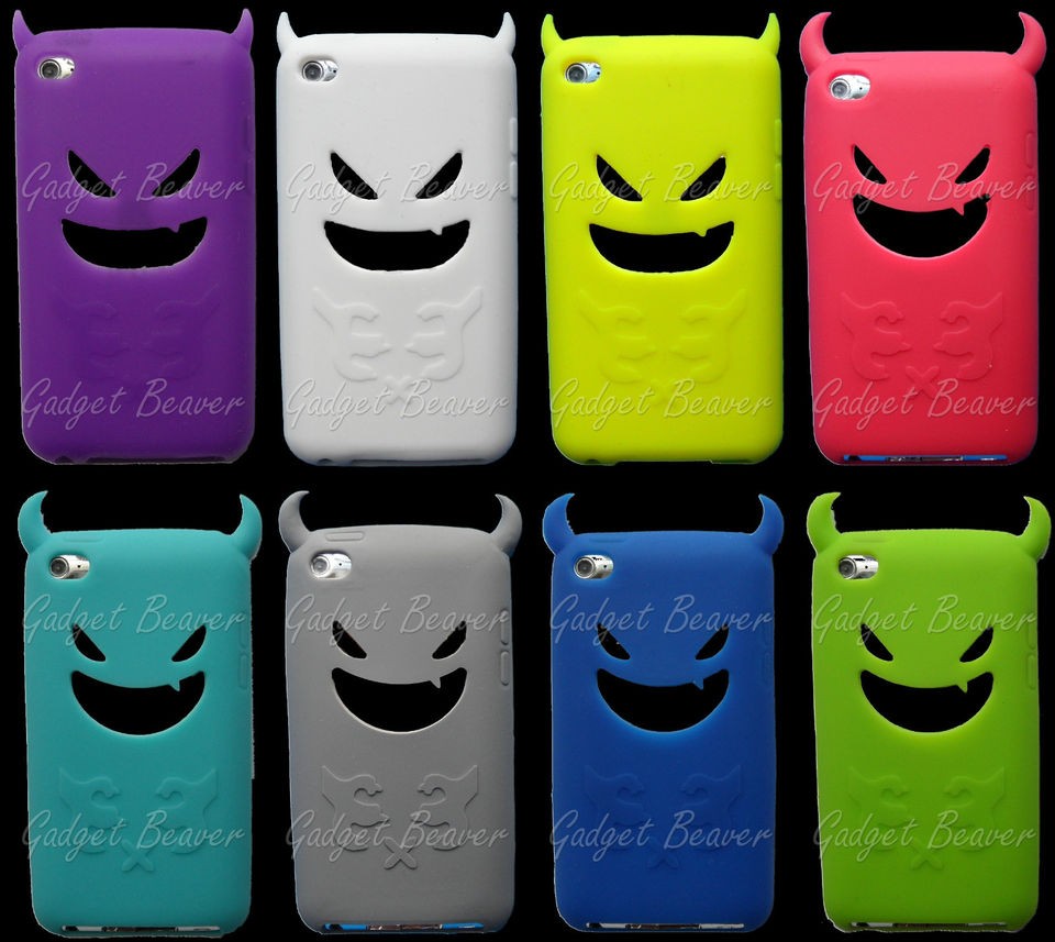 fits ipod touch 4 4g case devil silicone cover compatible