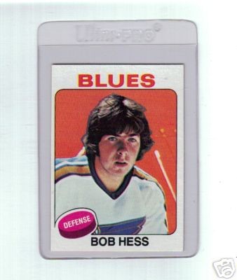 1975 76 topps 264 bob hess blues nm time left