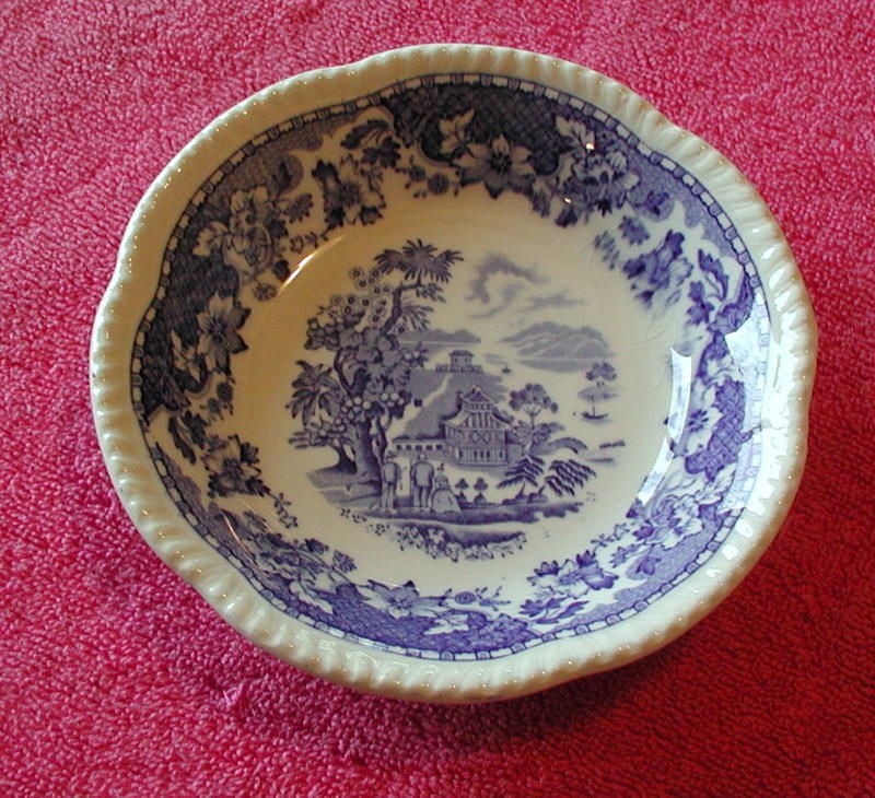 Wood & Sons Enoch (Seaforth   Blue) 5 1/8 x 1 BERRY BOWL(s)