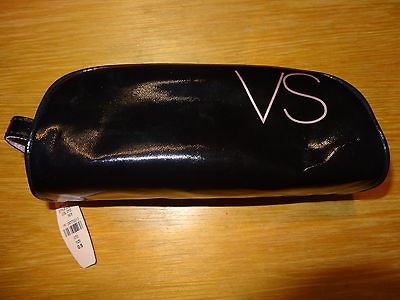 NWT VICTORIA SECRET VS COSMETIC MAKE UP TRAVEL CASE BAG COLOR BLACK