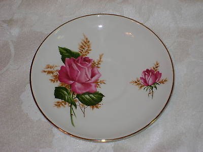 STUNNING SWINNERTONS VINTAGE SAUCER NO CUP ROMANTIC PINK ROSES 