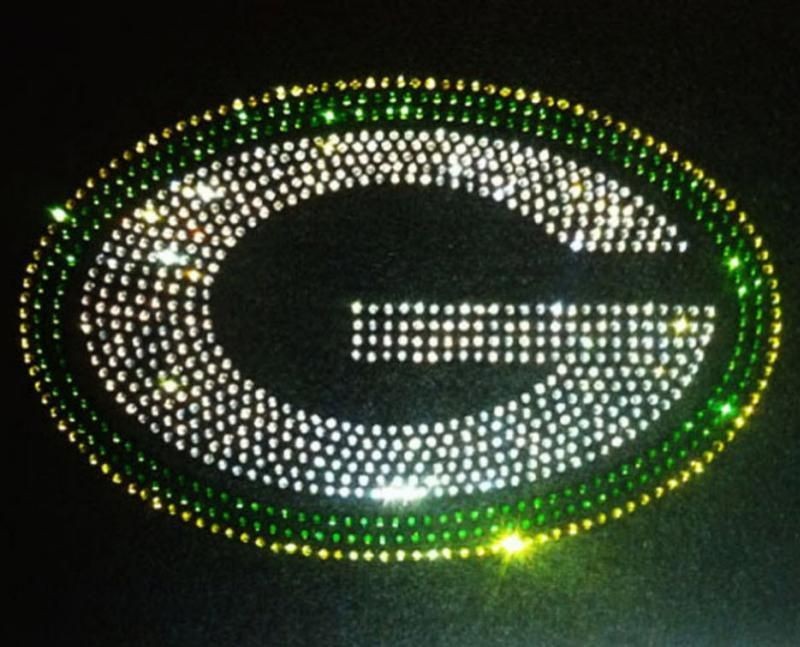 Exquisite4You Green Bay Football Rhinestone Shirt