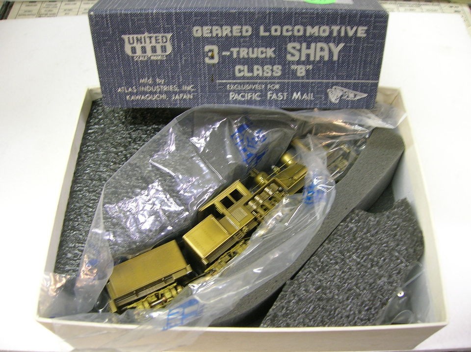 UNITED SCALE MODEL PFM  SHAY CLASS B BRASS   COOL