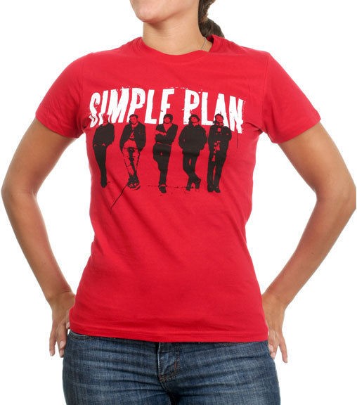 SIMPLE PLAN   Thresh Group   Girlie T SHIRT top S M L XL Brand New 