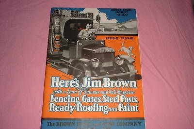 1922 jim brown fencing gates steel posts etc catalog time