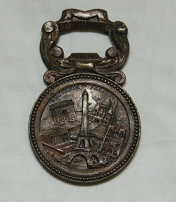 ANTIQUE BOTTLE OPENER VERY UNUSUAL SOUVENIR DE PARIS FRANCE