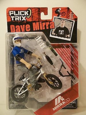 NEW 2010 FLICK TRIX SPIN MASTER DAVE MIRRA WHITE MIRRACO BMX BICYCLE 