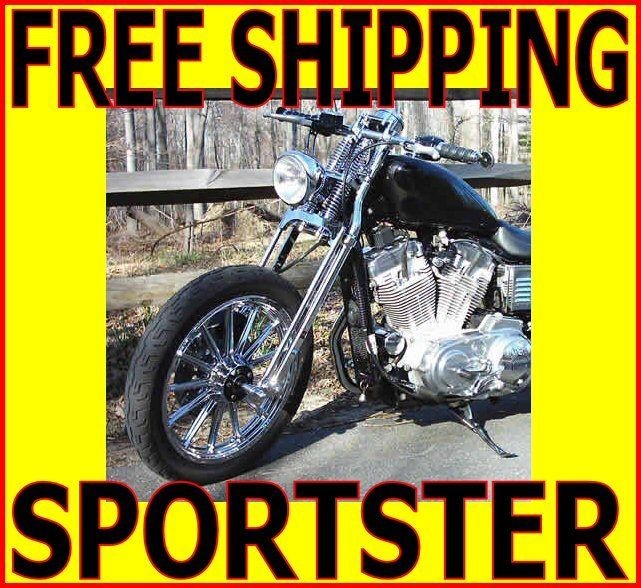 DNA CHROME SPRINGER WIDE GLIDE FRONT END 1986 2003 HARLEY SPORTSTER XL