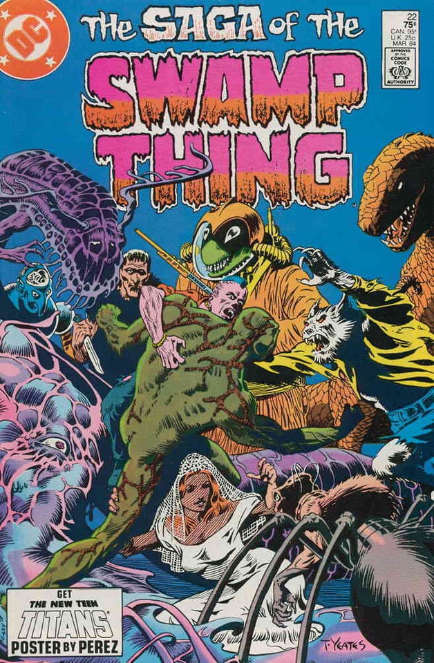   the Swamp Thing #22 VF/NM steve bissette ALAN MOORE john totleben 1984