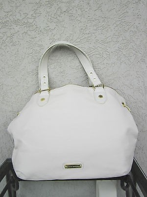 NEW AUTHENTIC STEVE MADDEN HANDBAG PURSE SATCHEL BONE IVORY OFF WHITE 