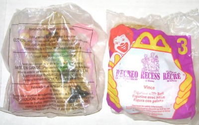 mcdonalds disney recess 3 vince happy meal toy nip time